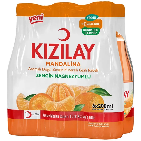 KIZILAY MADEN SUYU MANDALINA 6 LI